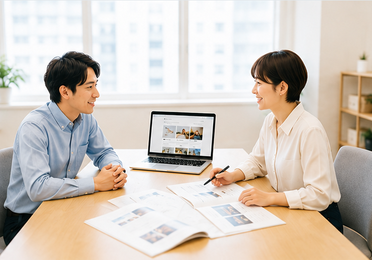 お客様と、まっすぐ向き合える仕事です。