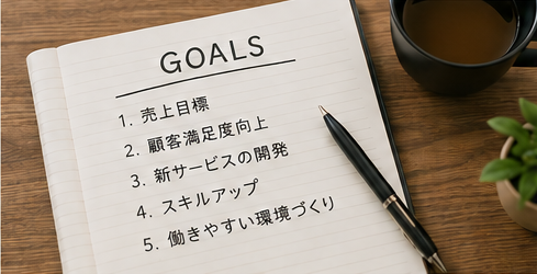 5つの目標の共有